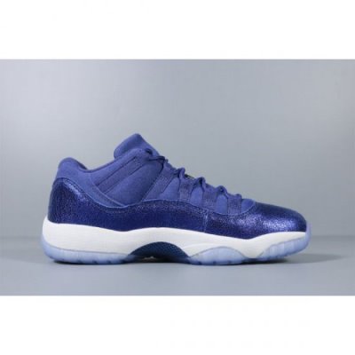 Nike Bayan Air Jordan 11 Low Gs Mavi Basketbol Ayakkabısı Türkiye - 8K56FBLG